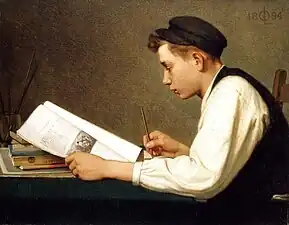 Le Jeune Étudiant (1894), Musée des beaux-arts du Canada, Ottawa