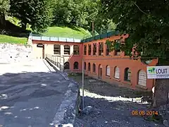 Thermes de Barèges-Barzun en 2014 fermés après la crue du 18 juin 2013