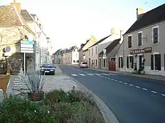 La route de La Châtre en 2012.