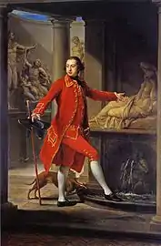 Batoni, portrait de Thomas Dundas (1764).