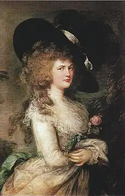 Georgiana, duchesse du Devonshirepar Thomas Gainsborough, 1787The Devonshire Collection