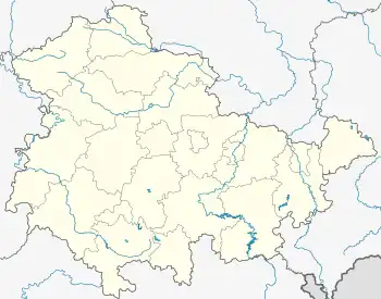 (Voir situation sur carte : Thuringe)