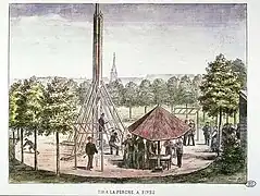 Tir à la perche à Fives