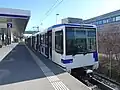 TL Bem 4/6 no 215 à quai à la station de l'EPFL.