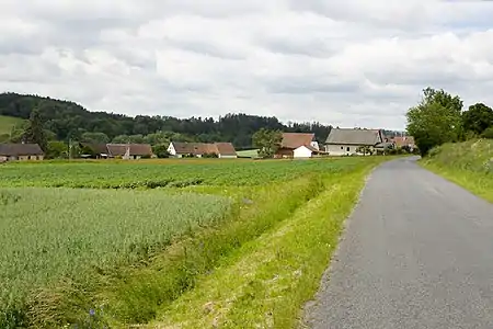 Tojice : vue du village.