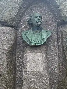 Tombe de Bidel au cimetière d'Asnières-sur-seine