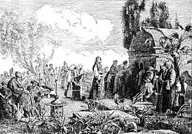 Pèlerinage sur la tombe d'Isaac bar Shechet à Alger.