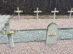 Tombe musulmane du cimetière militaire de Vichy.