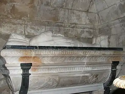 Attribué à Francesco Laurana, Tombeau de Charles IV d'Anjou, comte du Maine, Le Mans, cathédrale Saint-Julien .