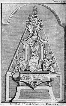 Tombeau maréchal créquy