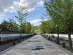 Ruelle restaurée de Tsuwano, ancienne Jōkamachi du domaine de Tsuwano.