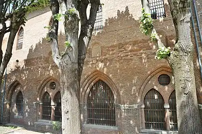 Vue depuis le jardin de la Banque de France