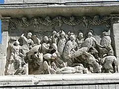 Est : scène de la guerre  de Troie.