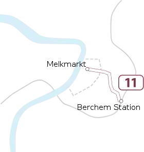 Voir la carte de la ligne.