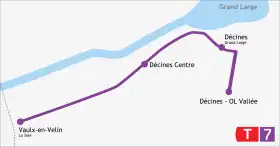 Voir la carte de la ligne.