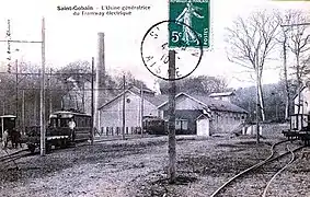 L'usine électrique du tramway.