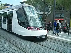 Arrière d'une des rames Citadis II