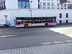 Mercedes Citaro C2 en Gare du Val d’Europe.