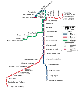 Image illustrative de l’article Métro léger de Salt Lake City