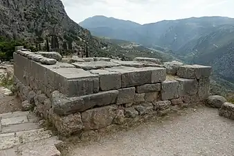 Vestiges du trésor, sur place.