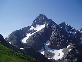 La Trettachspitze depuis le nord.