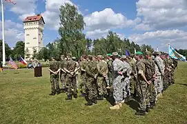 Compétition 3 nations et le château d'eau classé.