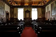 Grande salle d’audience.