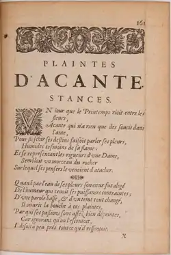 Image illustrative de l’article Plaintes d'Acante