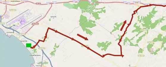 Trofeo Playa de Palma-Palma 2015, premiers kilomètres.