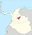 La province de Tunja en 1810