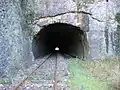 Le tunnel de Saint Ambroix (entre Saint-Julien et Saint-Ambroix)
