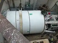 Photo du tunnelier Elaine.