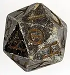 Dé à vingt faces de l’Égypte pharaonique (Royaume lagide ou Royaume ptolémaïque).