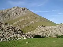 Le pic Txindoki, mont Aralar.