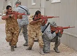 Exemples d'une variante désertique à quatre couleurs de la DPM.