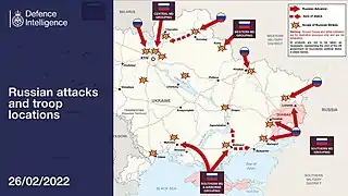 Situation au 26 février 2022