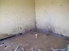 Mémorial aux soldats belges de la MINUAR assassinés à Kigali.