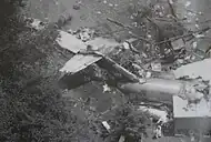 Le fuselage arrière et la queue du DC-9.