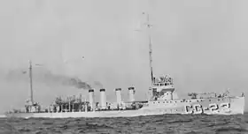 illustration de USS Tucker (DD-57)