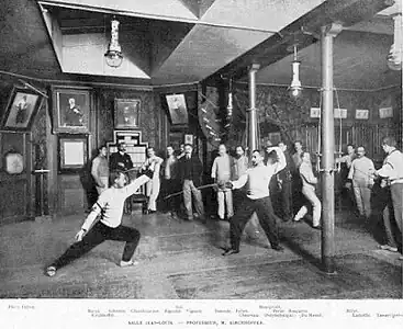 La salle Jean-Louis (1898) - Le sport universel illustré.
