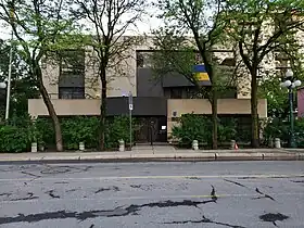 Vue de la mission diplomatique