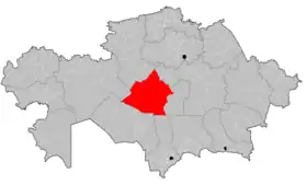 Localisation de District d'Ulytaou