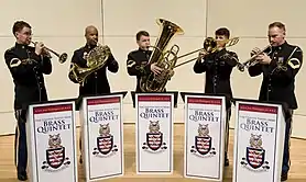 Une photo du United States Army Brass Quintet