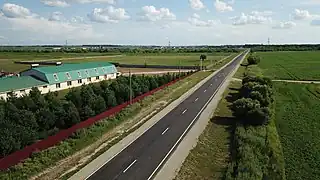 Route près d'Oust-Ivanovka dans l'oblast de l'Amour.