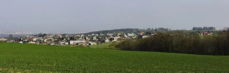Vřesina : vue générale.