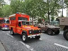 VPC (pour véhicule poste de commandement) Land Rover.