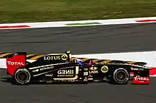 Photo de Vitaly Petrov à Monza en 2011