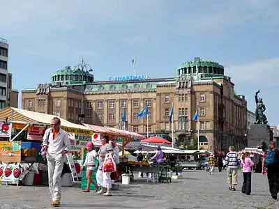 Place du marché de Vaasa.