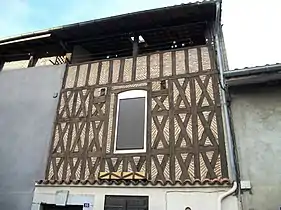 Maison à colombages.