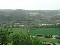 Vallée de l’Asse dans la commune de Brunet.